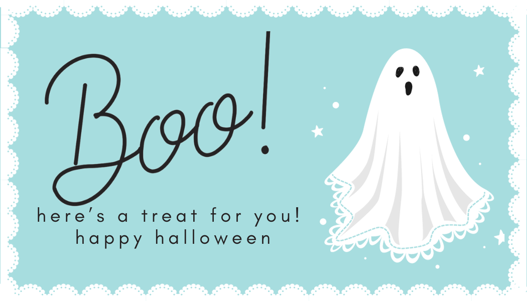 Free BOO Basket Printable