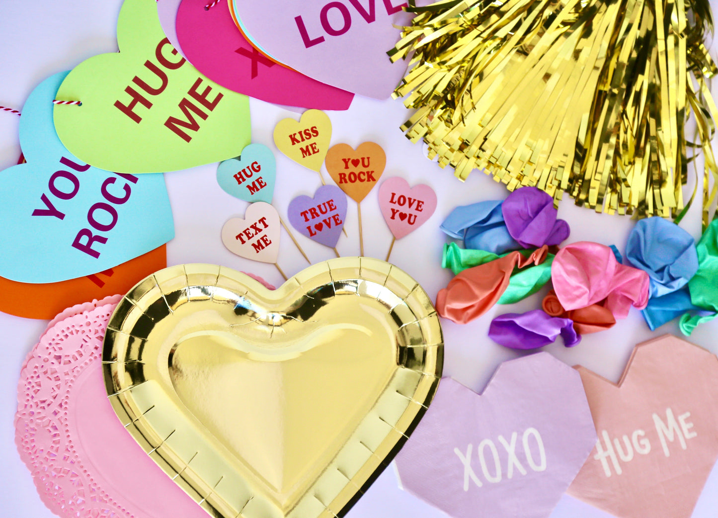 Conversation Hearts Classroom Party Box