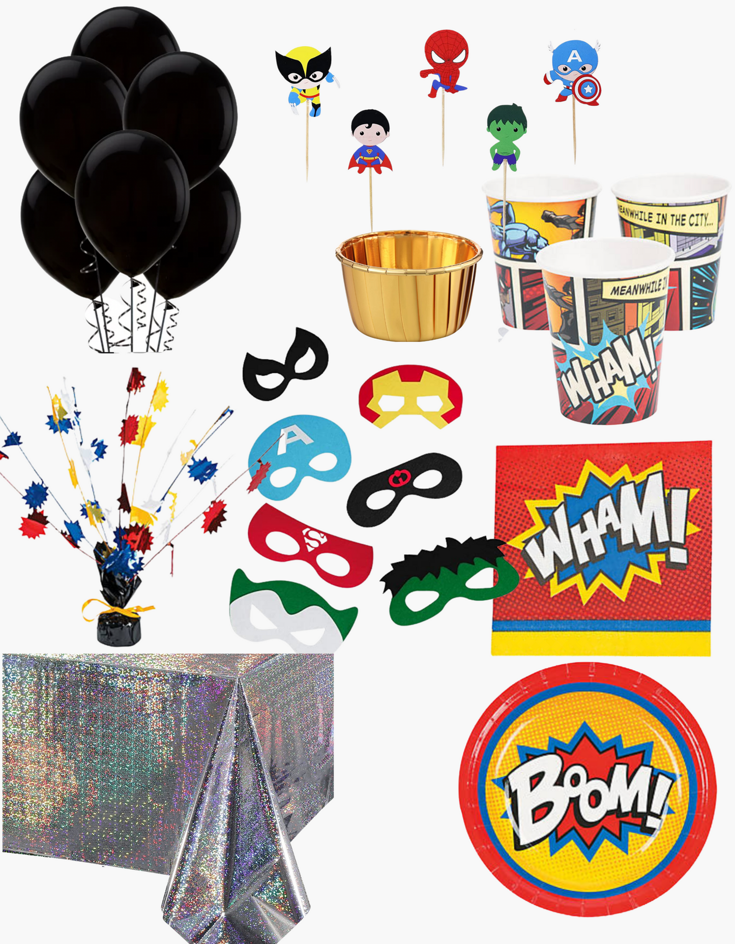 Superhero Tabletop Kit